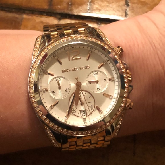 Two Tone Michael Kors Watch - Picture 2 of 6